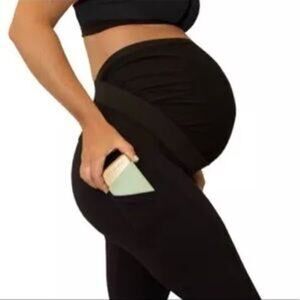 Mumberry Maternity Support Work-out Capri Leggings Black XS